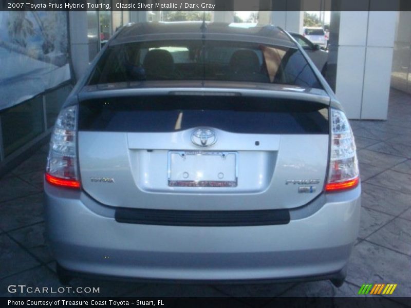 Classic Silver Metallic / Dark Gray 2007 Toyota Prius Hybrid Touring