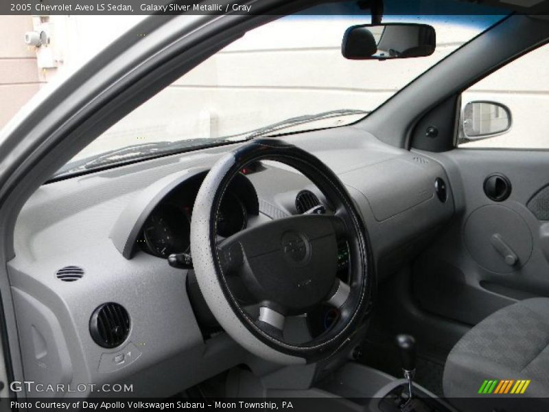 Galaxy Silver Metallic / Gray 2005 Chevrolet Aveo LS Sedan