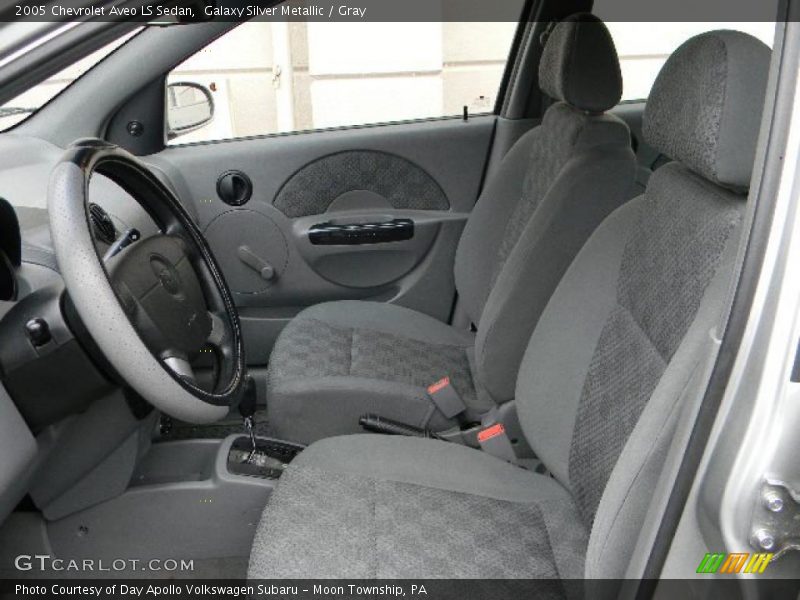 Galaxy Silver Metallic / Gray 2005 Chevrolet Aveo LS Sedan