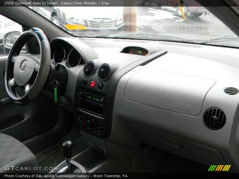 Galaxy Silver Metallic / Gray 2005 Chevrolet Aveo LS Sedan