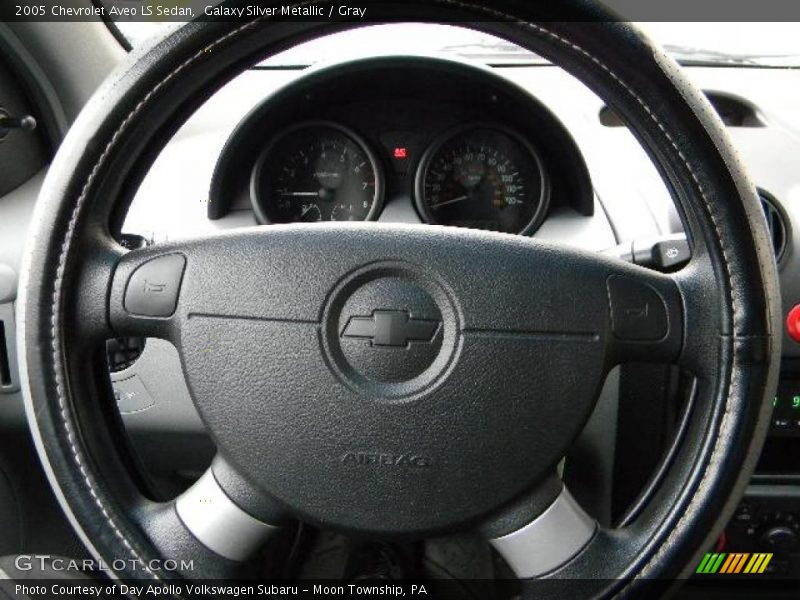 Galaxy Silver Metallic / Gray 2005 Chevrolet Aveo LS Sedan