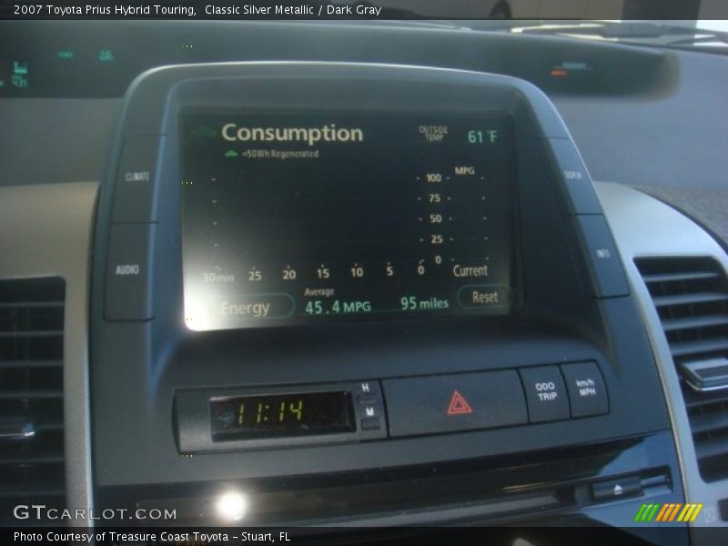 Classic Silver Metallic / Dark Gray 2007 Toyota Prius Hybrid Touring