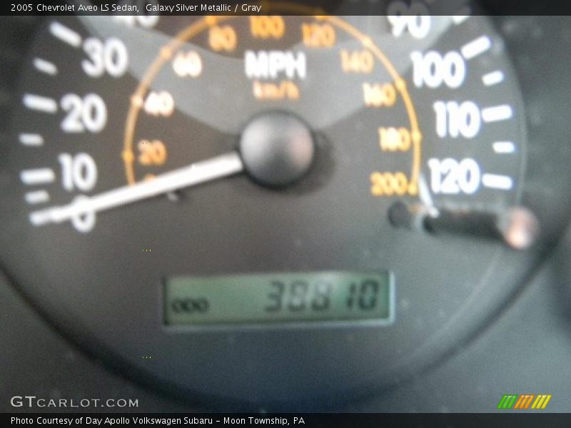 Galaxy Silver Metallic / Gray 2005 Chevrolet Aveo LS Sedan