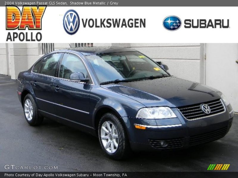 Shadow Blue Metallic / Grey 2004 Volkswagen Passat GLS Sedan
