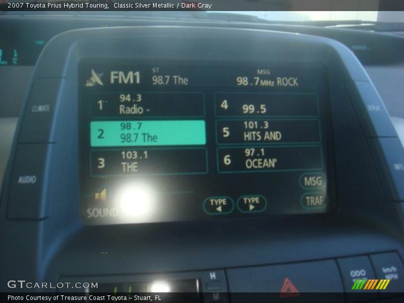 Classic Silver Metallic / Dark Gray 2007 Toyota Prius Hybrid Touring