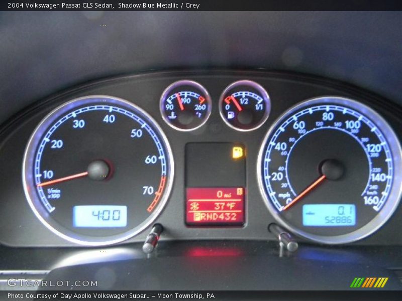 Shadow Blue Metallic / Grey 2004 Volkswagen Passat GLS Sedan