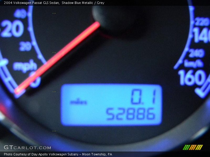 Shadow Blue Metallic / Grey 2004 Volkswagen Passat GLS Sedan