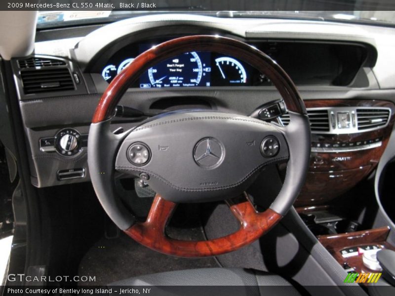 Black / Black 2009 Mercedes-Benz CL 550 4Matic