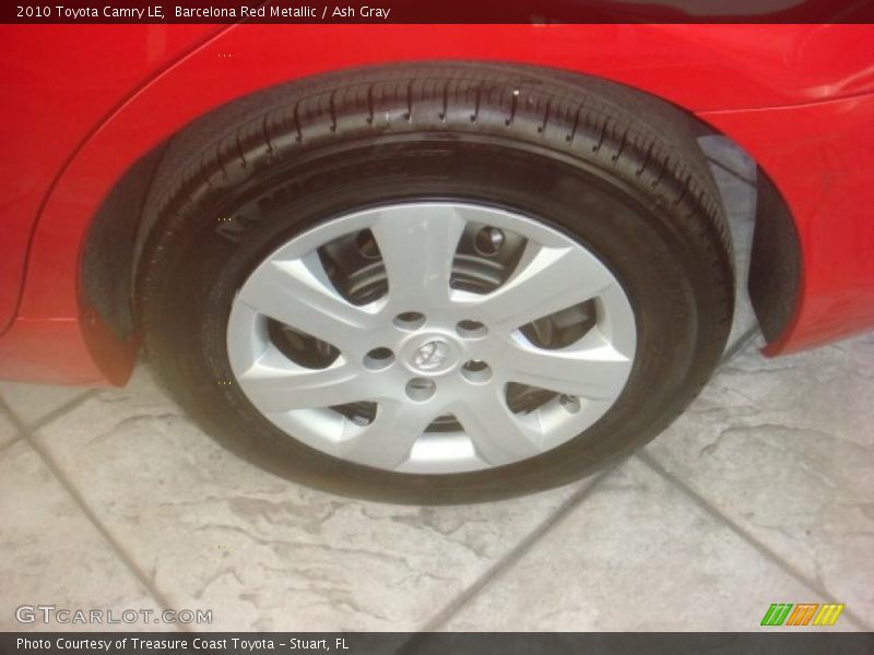 Barcelona Red Metallic / Ash Gray 2010 Toyota Camry LE
