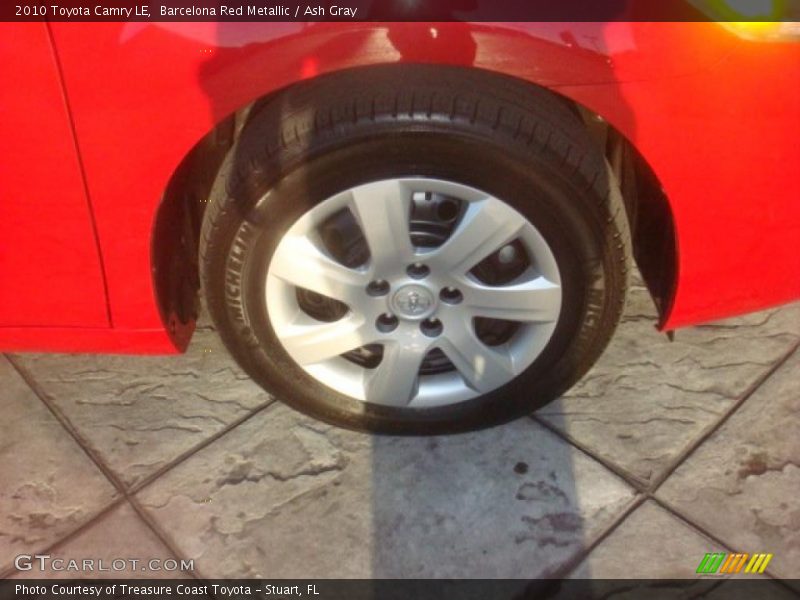 Barcelona Red Metallic / Ash Gray 2010 Toyota Camry LE