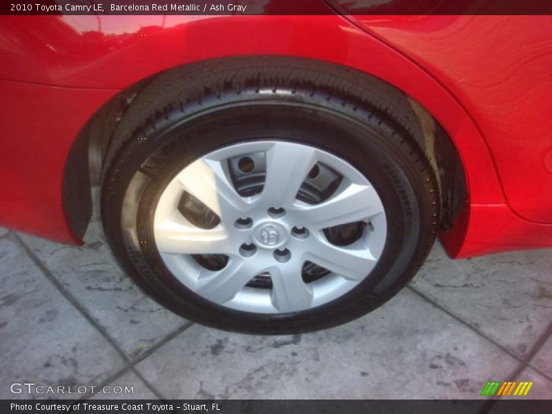 Barcelona Red Metallic / Ash Gray 2010 Toyota Camry LE