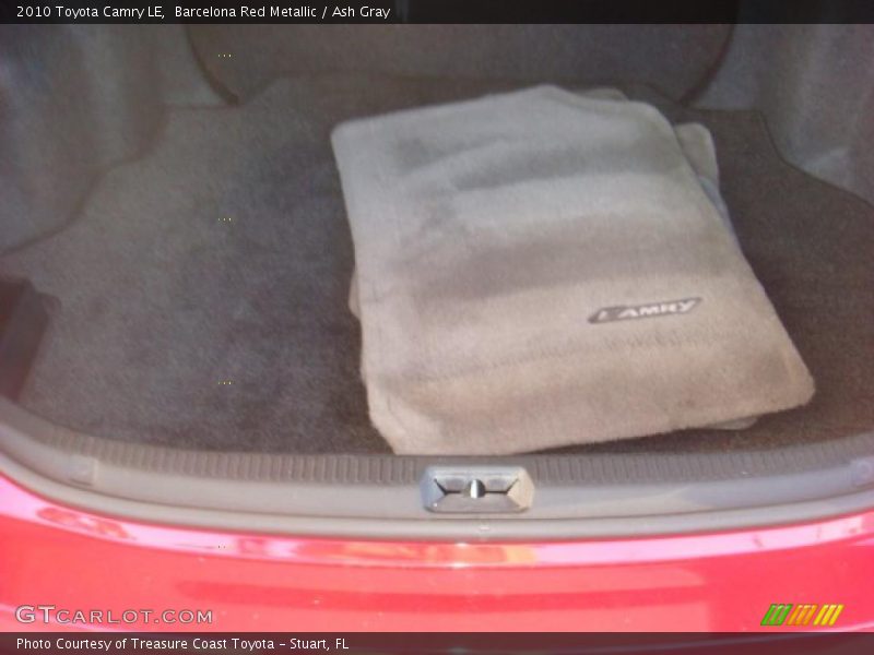 Barcelona Red Metallic / Ash Gray 2010 Toyota Camry LE