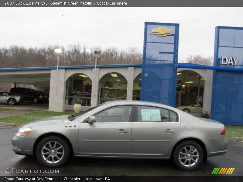 Sagemist Green Metallic / Cocoa/Cashmere 2007 Buick Lucerne CXL