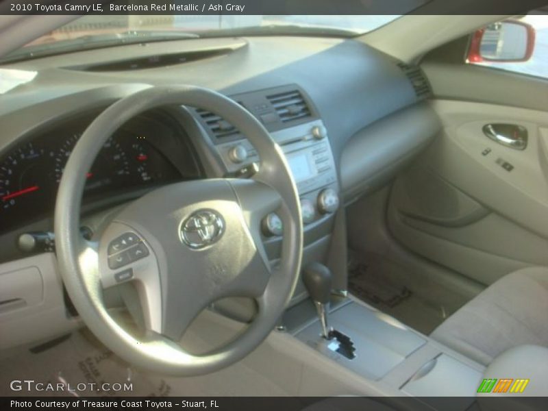 Barcelona Red Metallic / Ash Gray 2010 Toyota Camry LE