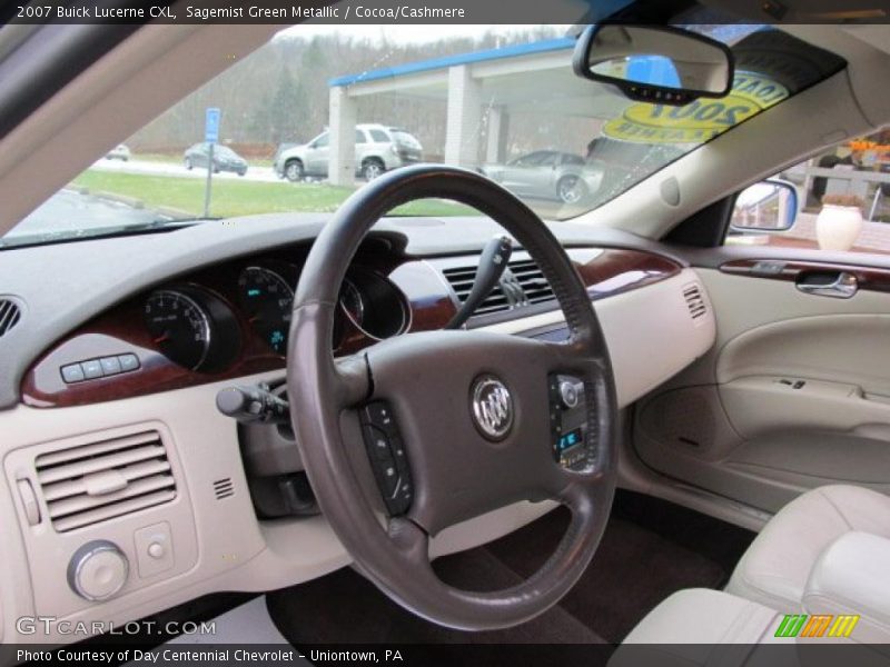 Sagemist Green Metallic / Cocoa/Cashmere 2007 Buick Lucerne CXL