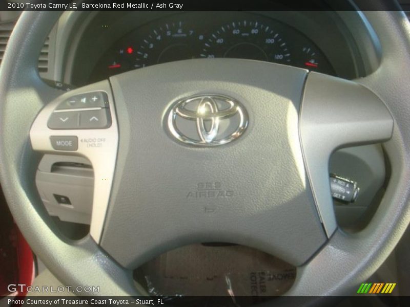 Barcelona Red Metallic / Ash Gray 2010 Toyota Camry LE