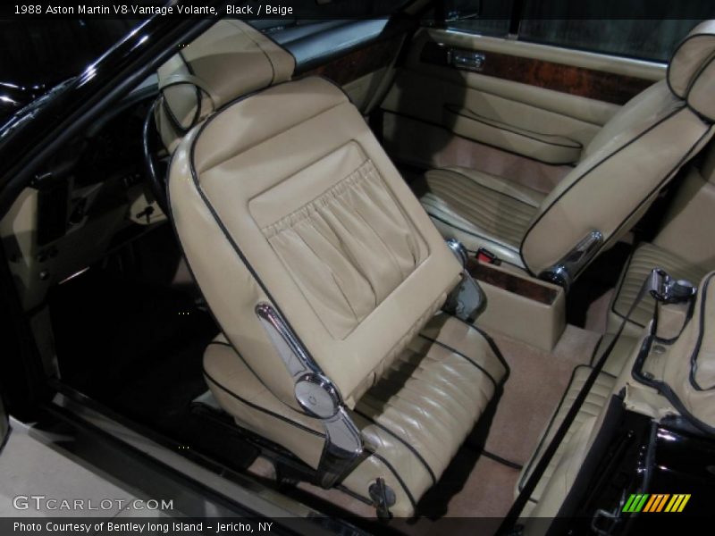  1988 V8 Vantage Volante Beige Interior