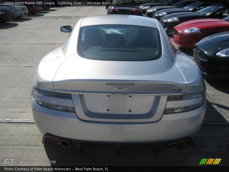 Lightning Silver / Obsidian Black 2009 Aston Martin DBS Coupe