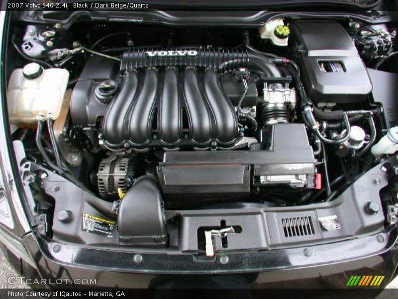 Black / Dark Beige/Quartz 2007 Volvo S40 2.4i