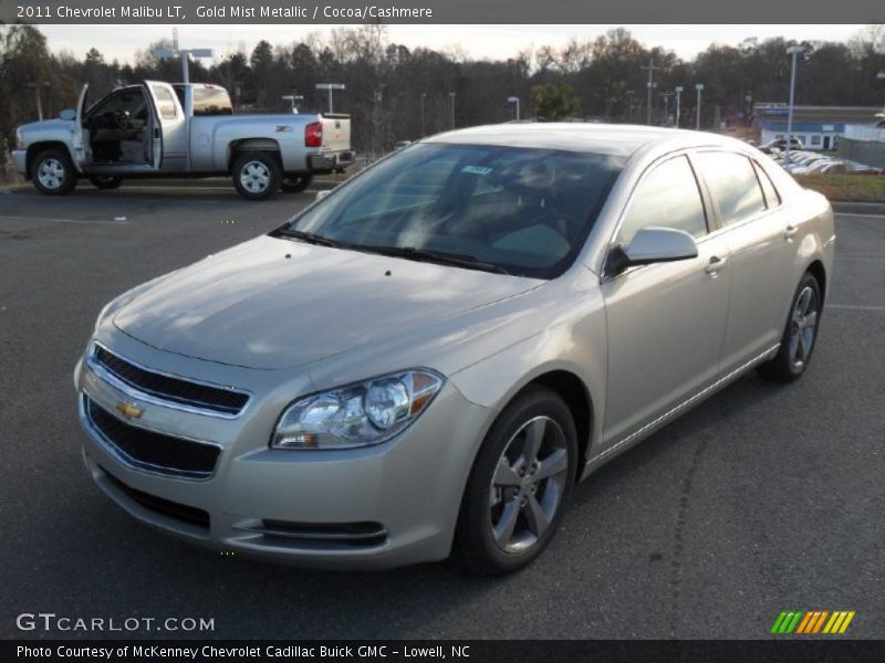 Gold Mist Metallic / Cocoa/Cashmere 2011 Chevrolet Malibu LT