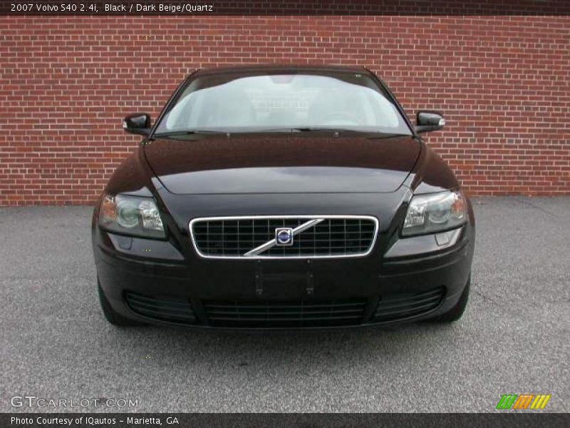 Black / Dark Beige/Quartz 2007 Volvo S40 2.4i