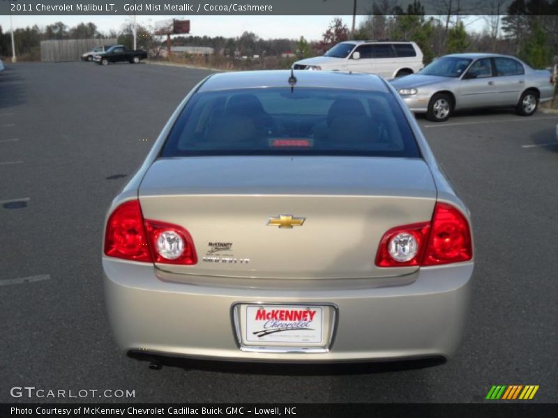 Gold Mist Metallic / Cocoa/Cashmere 2011 Chevrolet Malibu LT
