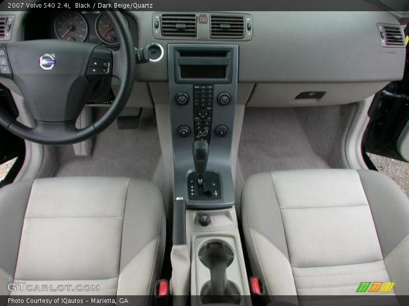 Black / Dark Beige/Quartz 2007 Volvo S40 2.4i