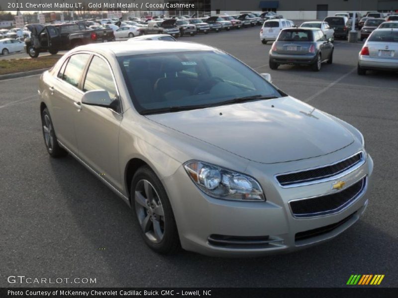 Gold Mist Metallic / Cocoa/Cashmere 2011 Chevrolet Malibu LT