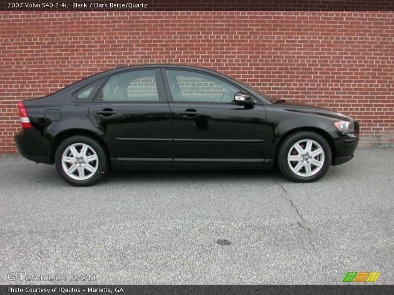 Black / Dark Beige/Quartz 2007 Volvo S40 2.4i