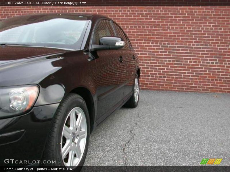 Black / Dark Beige/Quartz 2007 Volvo S40 2.4i