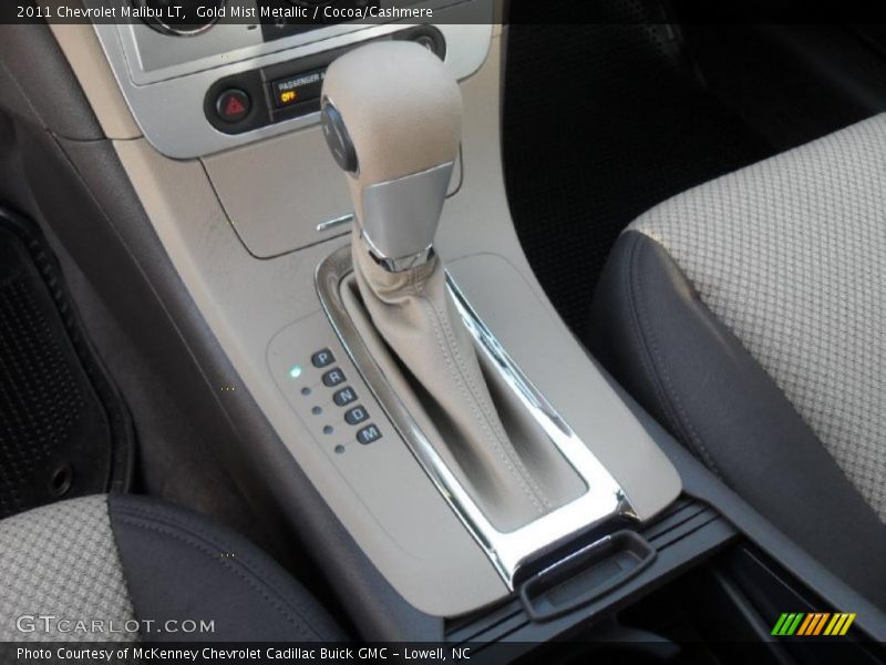 Gold Mist Metallic / Cocoa/Cashmere 2011 Chevrolet Malibu LT