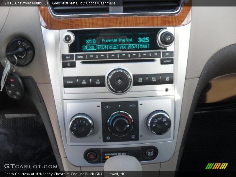 Gold Mist Metallic / Cocoa/Cashmere 2011 Chevrolet Malibu LT
