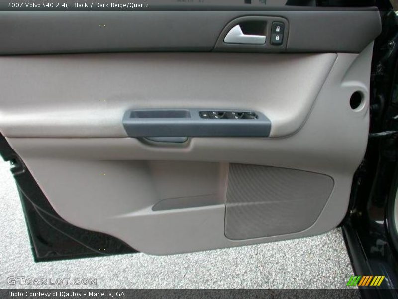 Black / Dark Beige/Quartz 2007 Volvo S40 2.4i