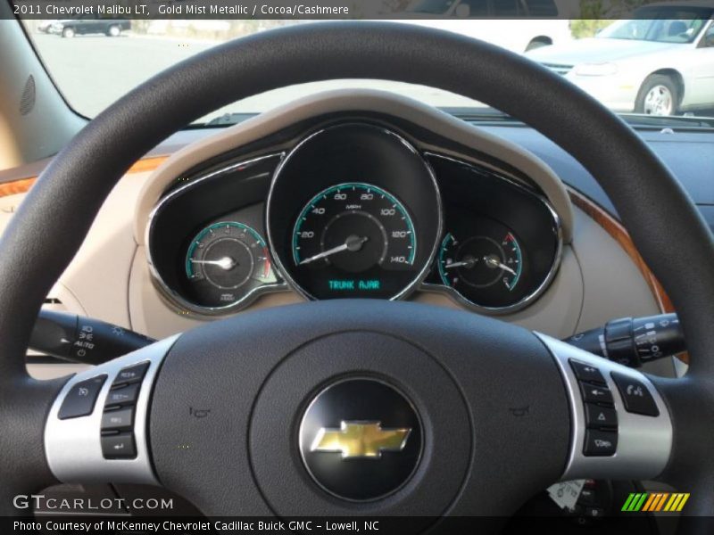 Gold Mist Metallic / Cocoa/Cashmere 2011 Chevrolet Malibu LT