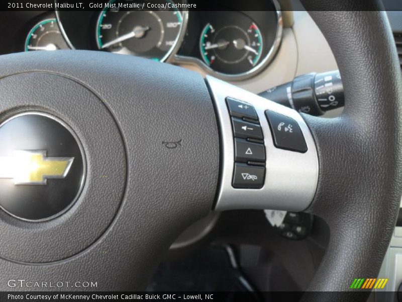 Gold Mist Metallic / Cocoa/Cashmere 2011 Chevrolet Malibu LT