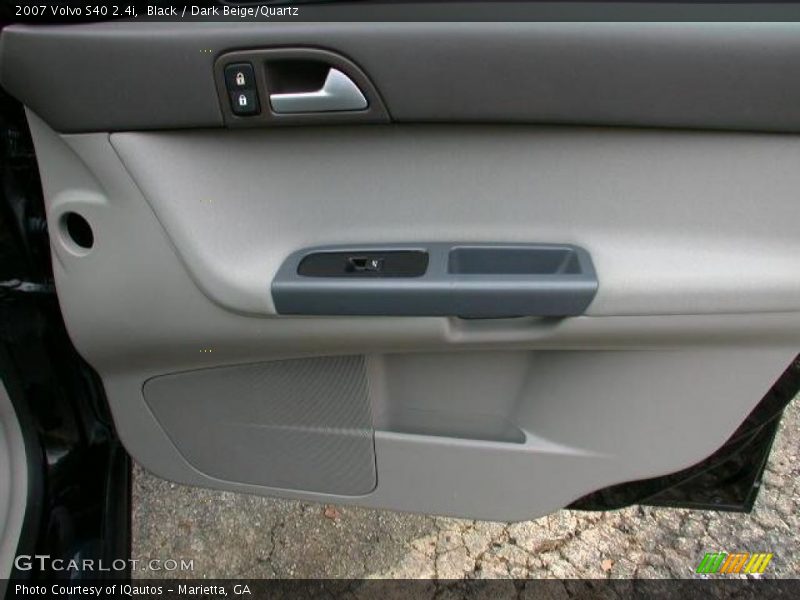 Black / Dark Beige/Quartz 2007 Volvo S40 2.4i