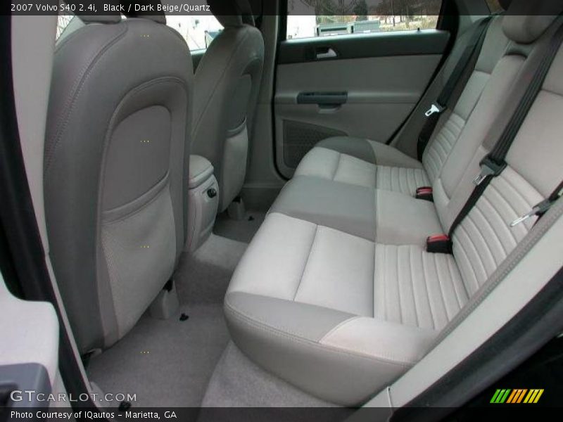 Black / Dark Beige/Quartz 2007 Volvo S40 2.4i