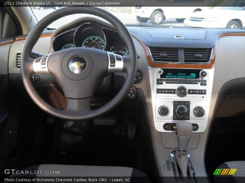 Gold Mist Metallic / Cocoa/Cashmere 2011 Chevrolet Malibu LT