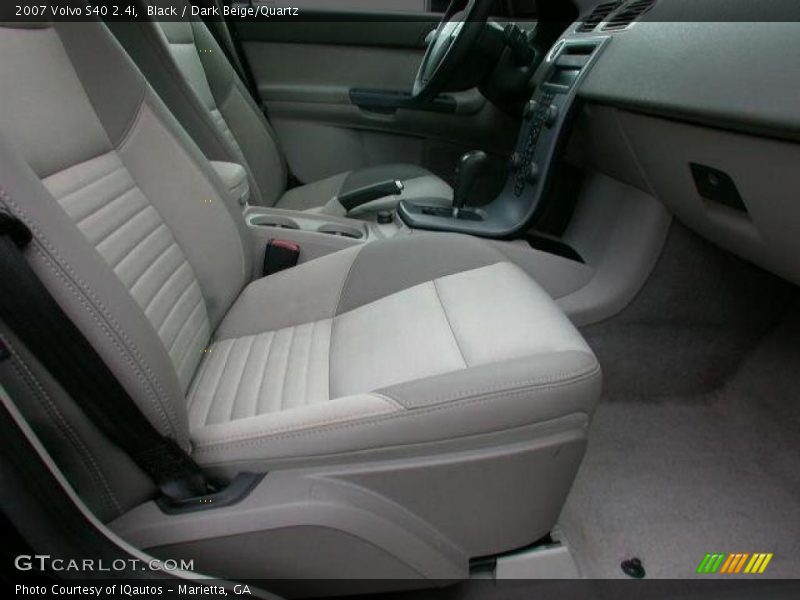 Black / Dark Beige/Quartz 2007 Volvo S40 2.4i