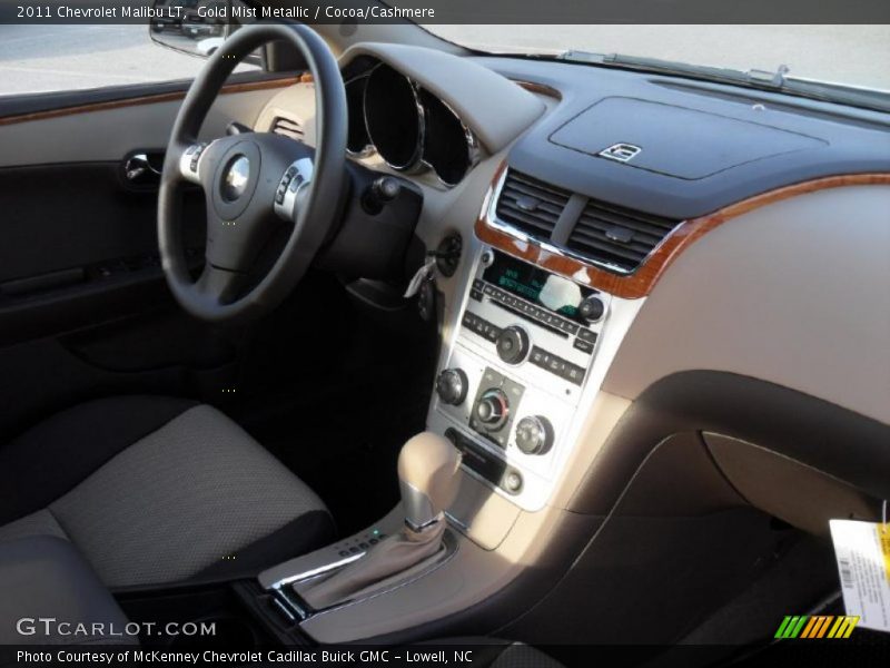 Gold Mist Metallic / Cocoa/Cashmere 2011 Chevrolet Malibu LT