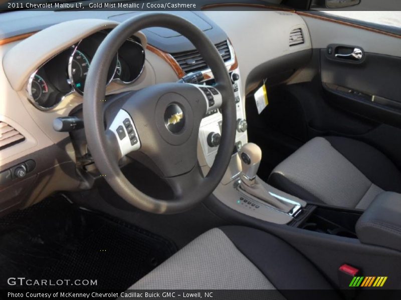 Gold Mist Metallic / Cocoa/Cashmere 2011 Chevrolet Malibu LT