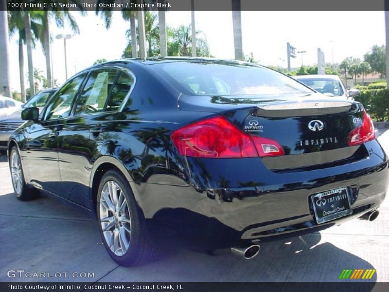 Black Obsidian / Graphite Black 2007 Infiniti G 35 Sedan