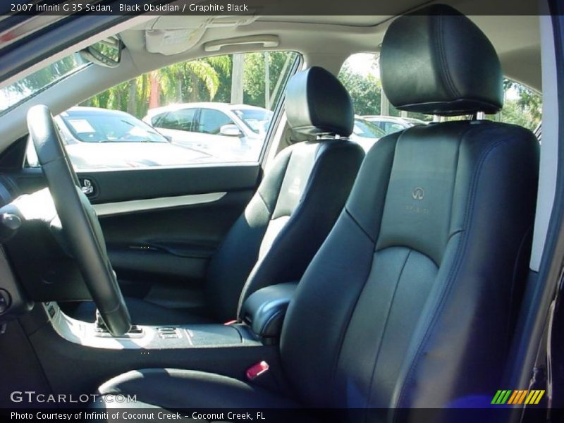 Black Obsidian / Graphite Black 2007 Infiniti G 35 Sedan