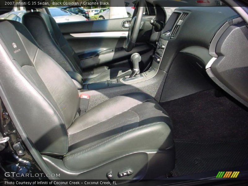 Black Obsidian / Graphite Black 2007 Infiniti G 35 Sedan