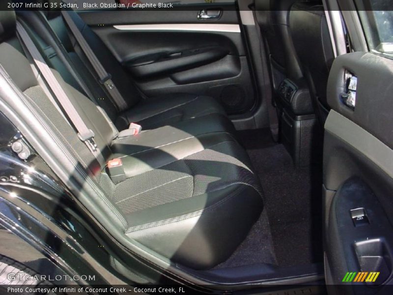 Black Obsidian / Graphite Black 2007 Infiniti G 35 Sedan