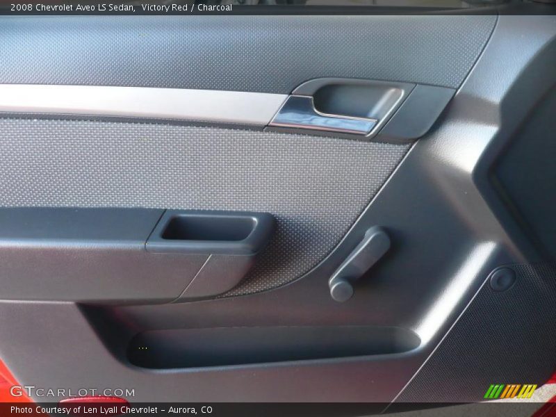 Victory Red / Charcoal 2008 Chevrolet Aveo LS Sedan