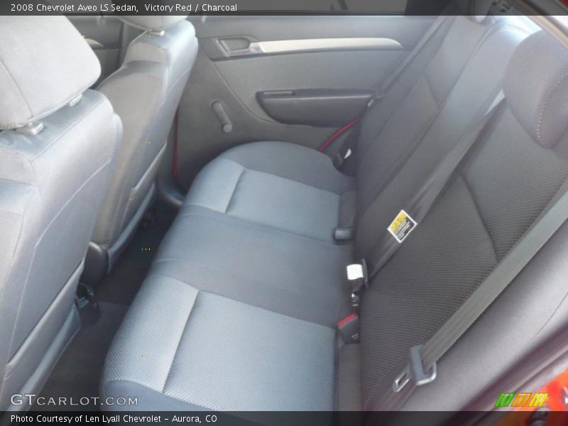 Victory Red / Charcoal 2008 Chevrolet Aveo LS Sedan