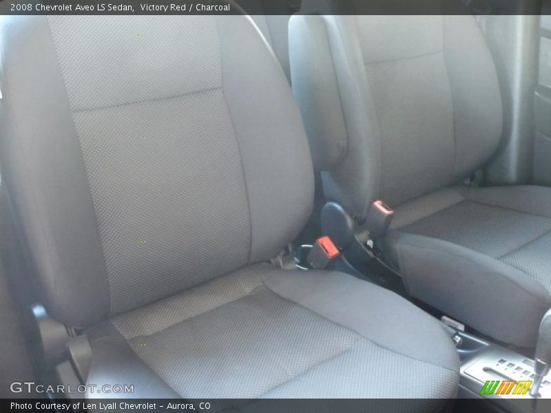 Victory Red / Charcoal 2008 Chevrolet Aveo LS Sedan