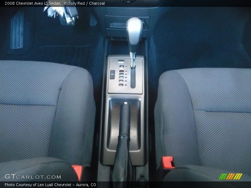 Victory Red / Charcoal 2008 Chevrolet Aveo LS Sedan