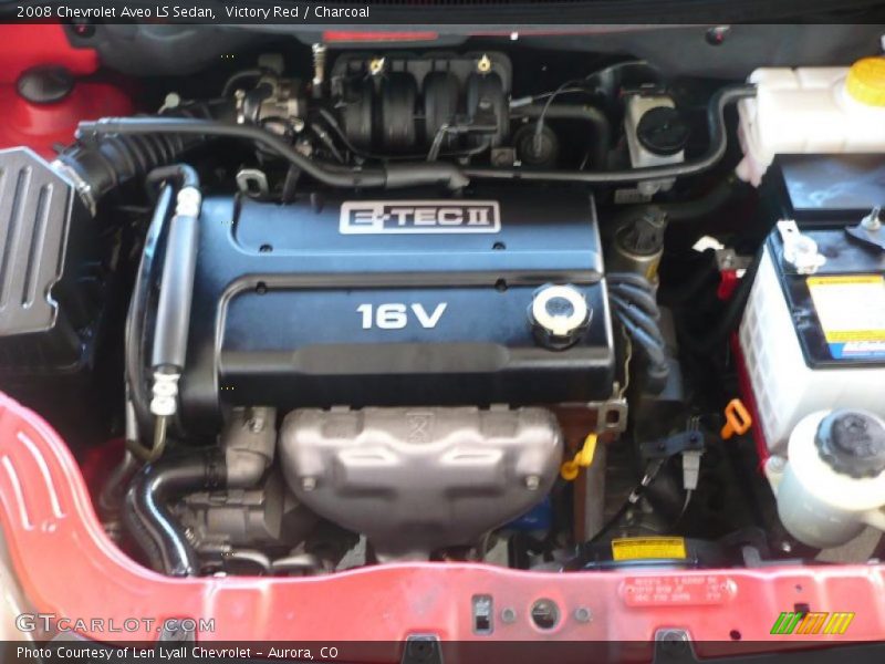  2008 Aveo LS Sedan Engine - 1.6L DOHC 16 Valve 4 Cylinder
